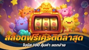 สล็อตฟรีเครดิต ล่าสุด